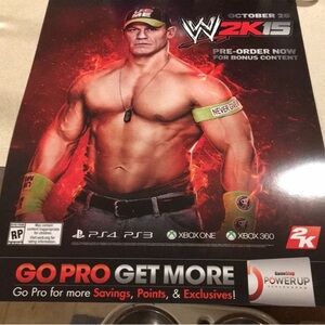 WWE 15 Video Game Poster